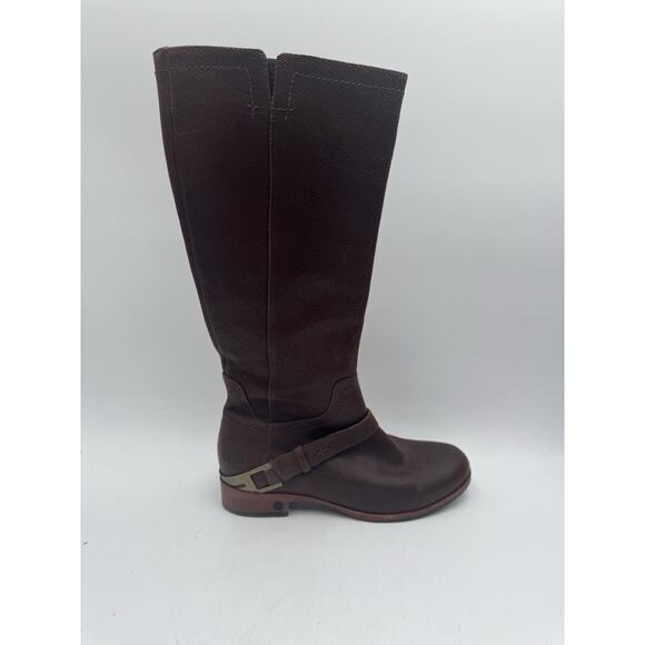UGG CHANNING Women's NEW Boot Chocolate Brown US Size 6 Medium (3184) - Picture 4 of 9